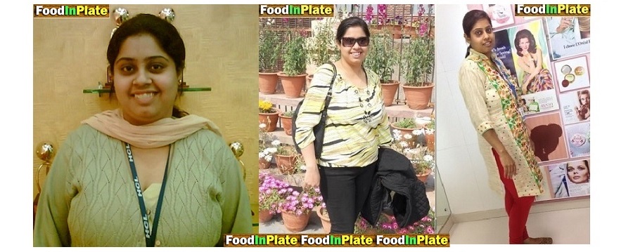 CLIENT, BEFORE AND AFTER WEIGHT LOSS   : DIETICIAN PRERNA CLINIC